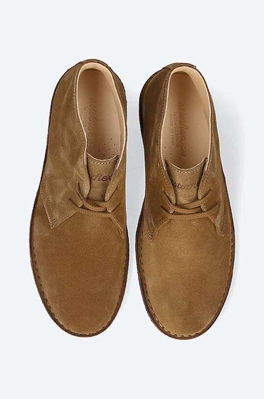 Cipele od brušene kože Astorflex GREENFLEX E01 smeđa GREENFLE.001