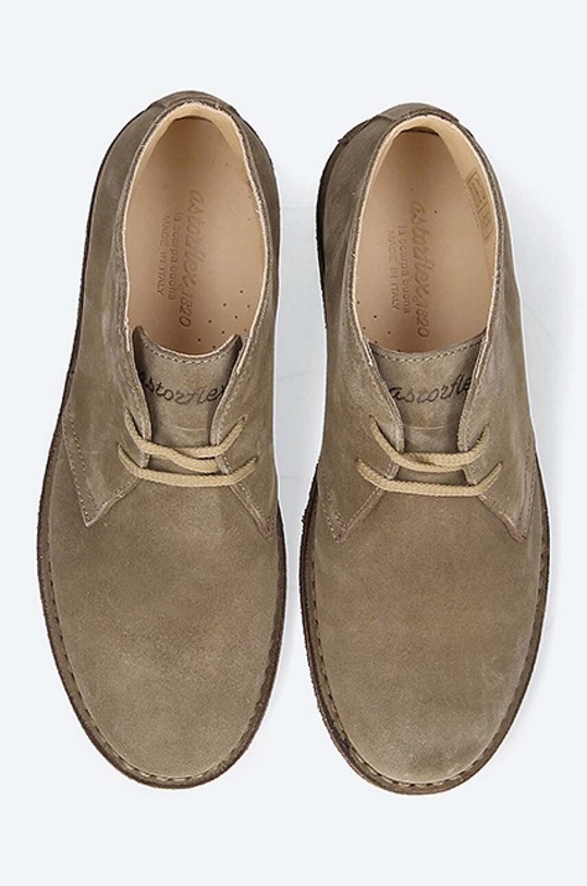 Замшеві туфлі Astorflex GREENFLE.001 зелений GREENFLE.001