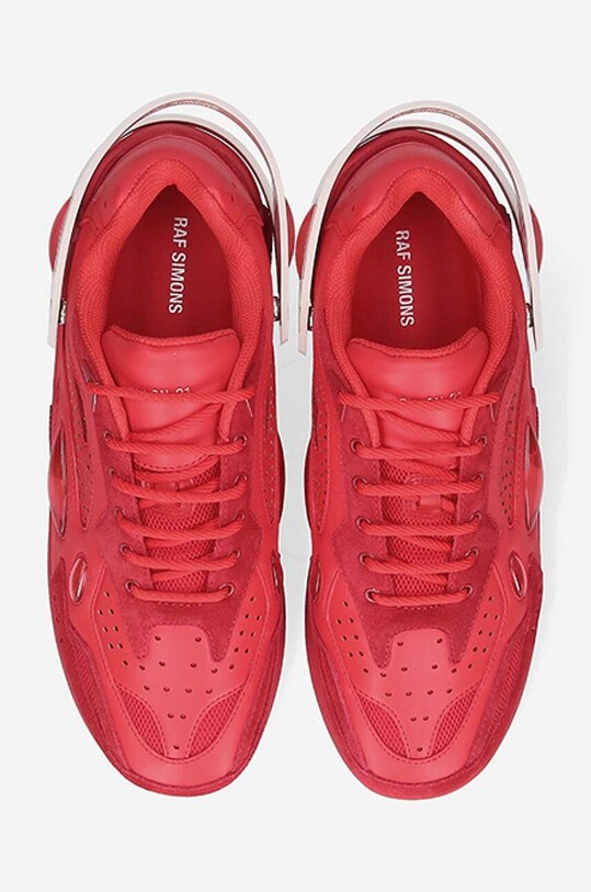 Kožené tenisky Raf Simons Cylon HR740007S.0047 červená