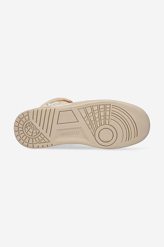MISBHV sneakersy skórzane Court 3121BM408 beżowy AA00