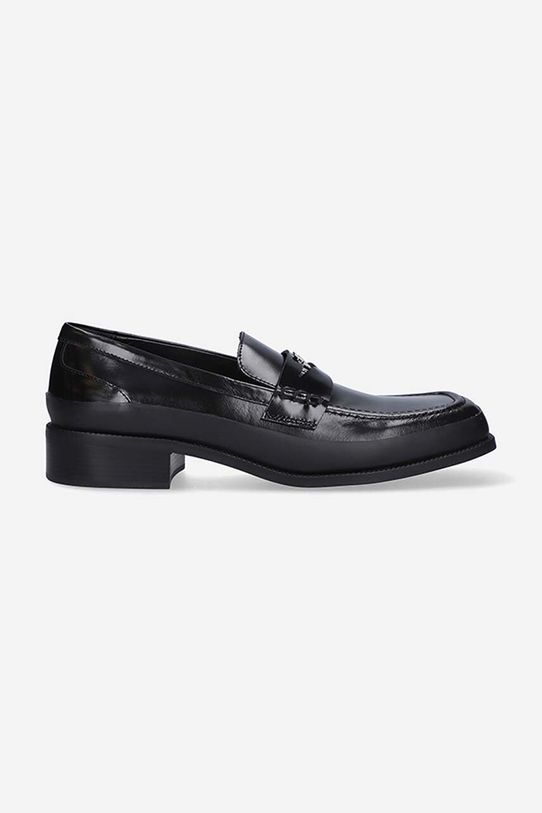 MISBHV leather loafers The Brutalist casual black 3021BM203