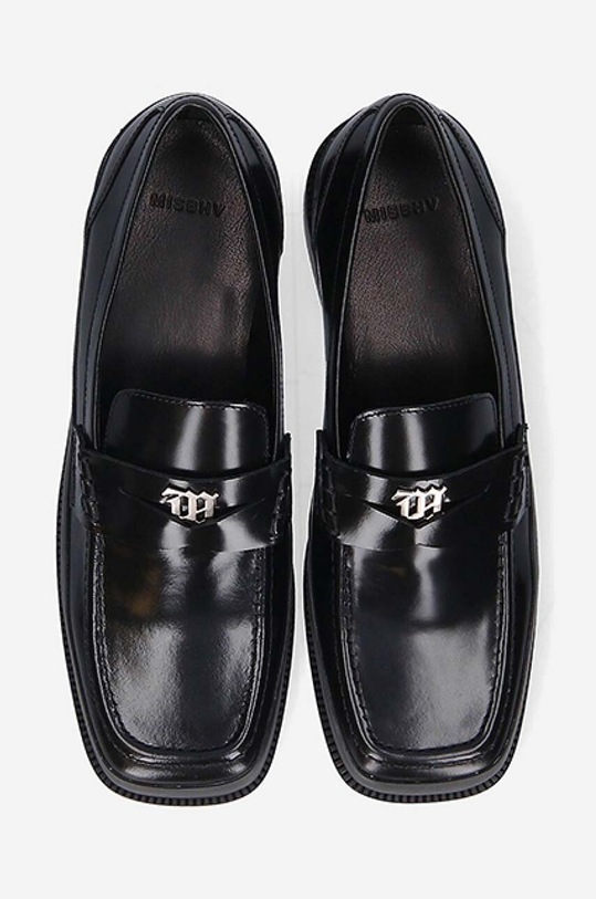 MISBHV leather loafers The Brutalist black 3021BM203