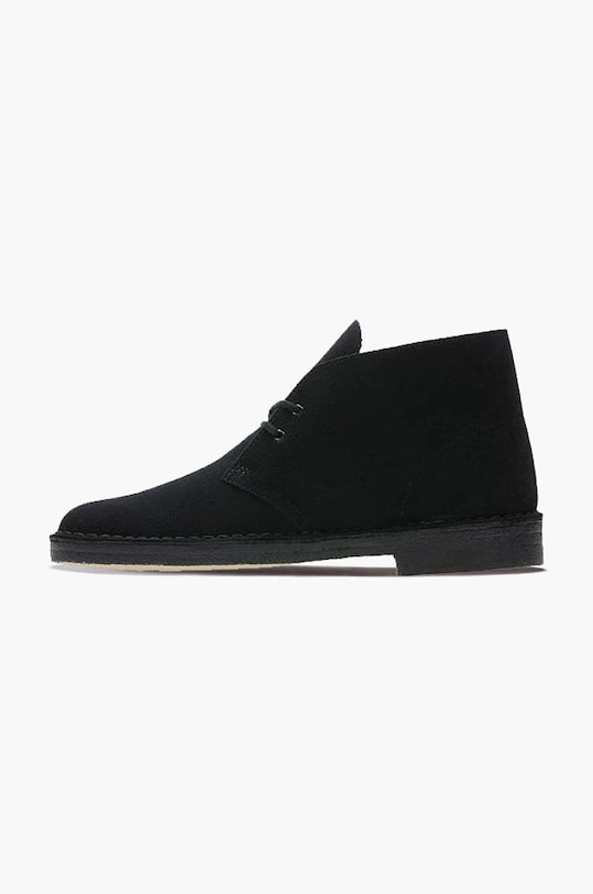 Încălțăminte Clarks Originals pantofi de piele întoarsă Desert Boot 26155480 negru