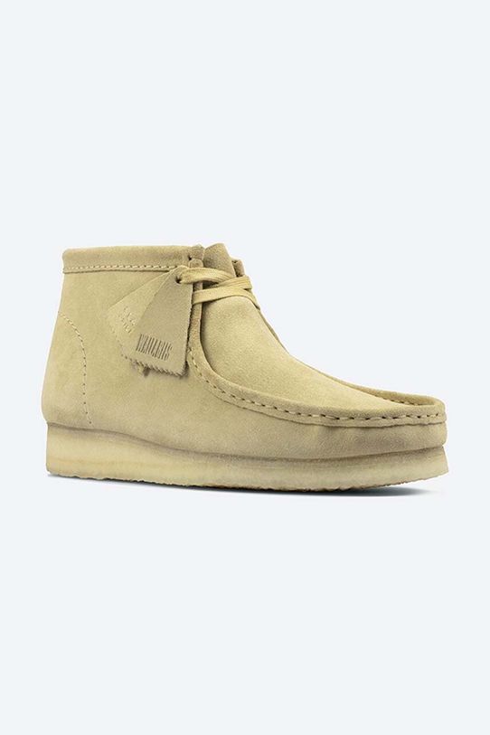 Половинки обувки от велур Clarks Wallabee многоцветен 26155516