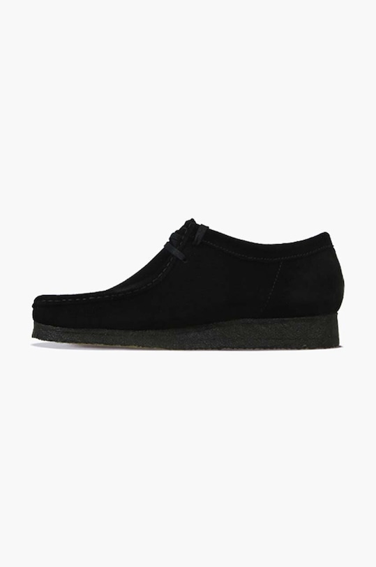 Obuwie Clarks Originals mokasyny zamszowe Wallabee 26155519 czarny