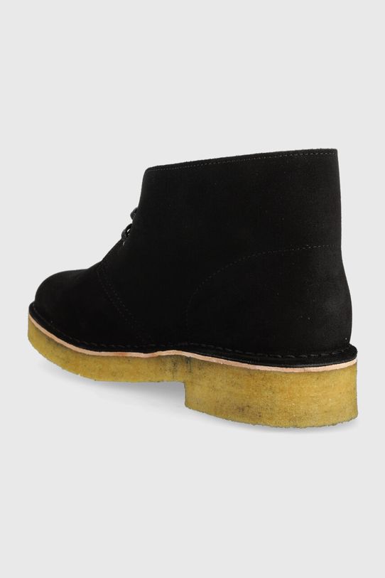 Obuća Gležnjače od brušene kože Clarks Desert Boot 26155855 crna