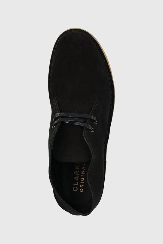 Gležnjače od brušene kože Clarks Desert Boot crna 26155855
