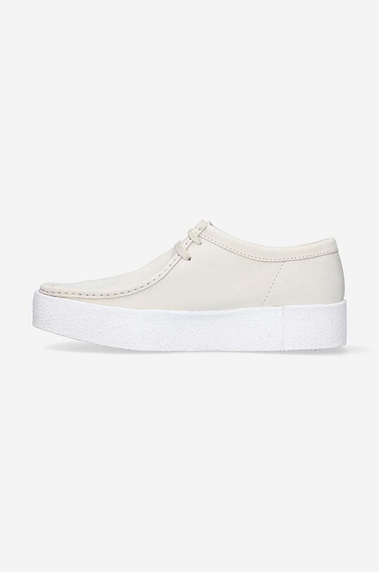 Shoes Clarks suede loafers Wallabee Cup 26158153 beige