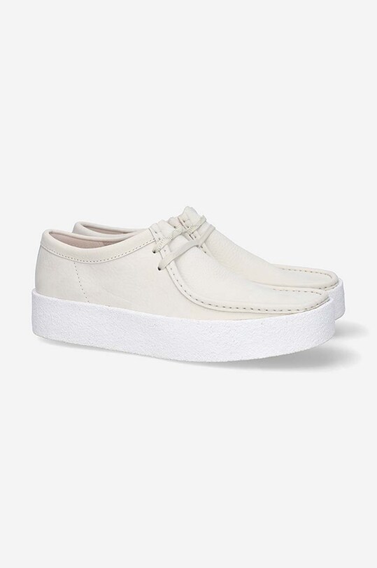 Clarks suede loafers Wallabee Cup 26158153 beige