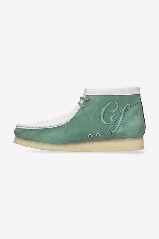 Shoes Clarks suede shoes Wallabee Boot 26165078 green