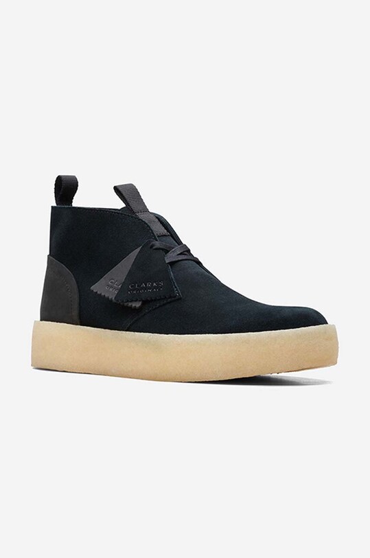 Clarks Originals pantofi de piele Desert Cup negru 26167868