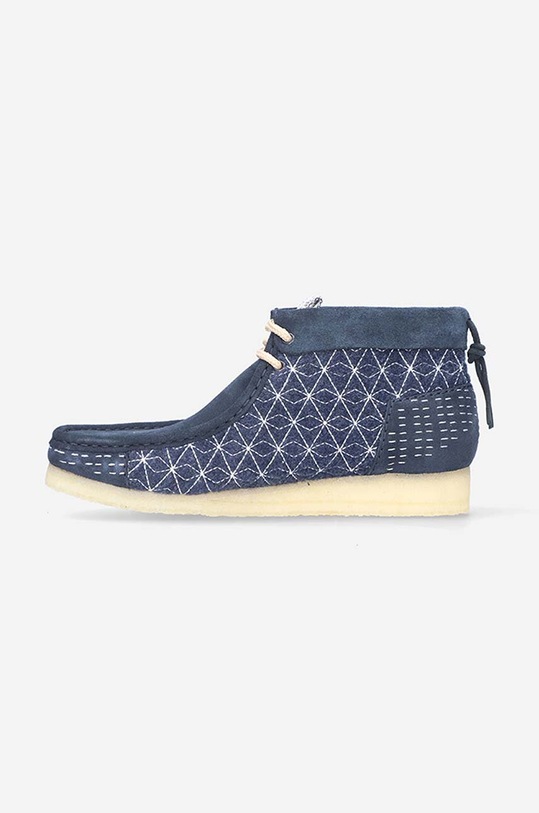 Shoes Clarks suede shoes Wallabee Boot 26169152 navy