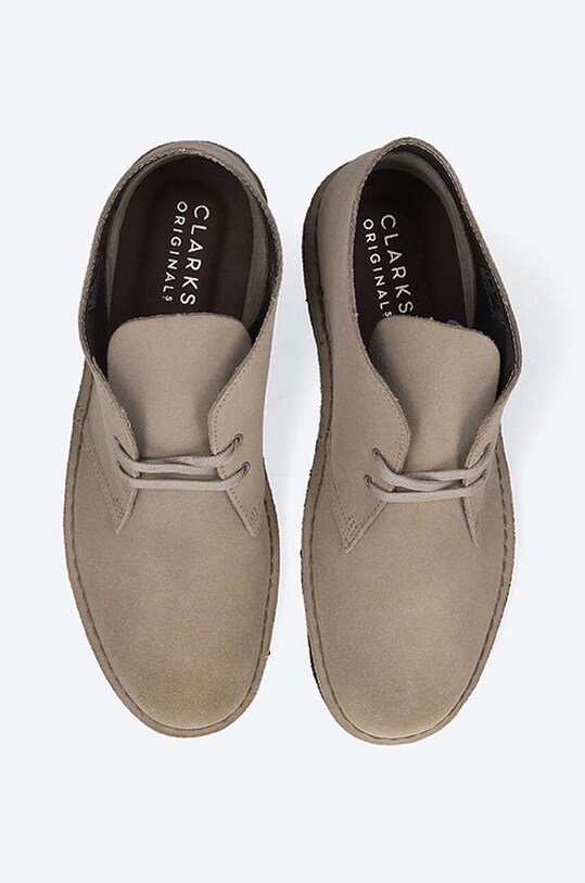 Clarks suede shoes Desert Boot gray 26161792