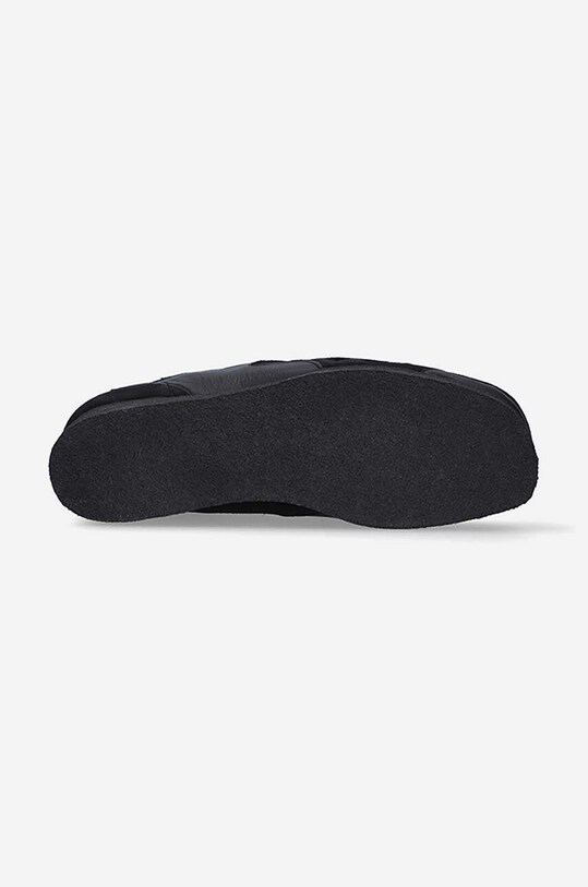 Clarks leather shoes Wallabee Boot Patch 26163921 black AA00