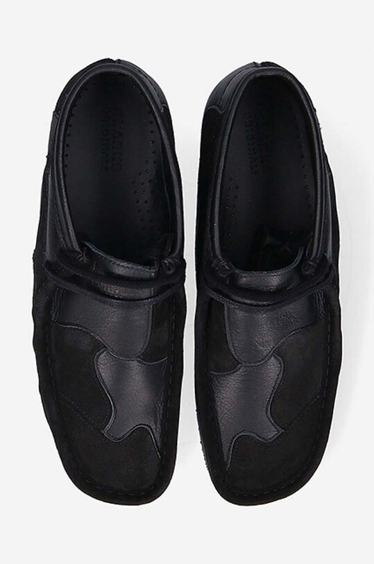 Clarks leather shoes Wallabee Boot Patch black 26163921