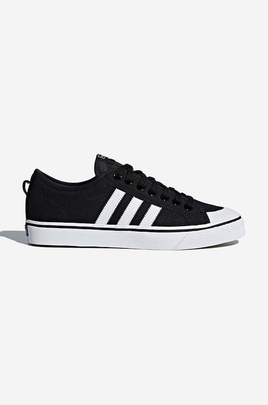 adidas Originals tenisówki Nizza syntetyczny czarny CQ2332