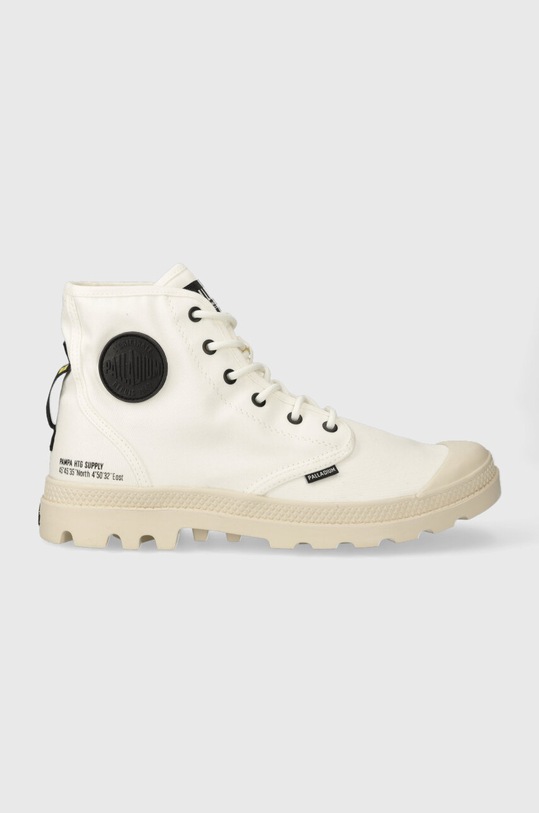 Palladium scarpe da ginnastica Pampa Hi HTG Supply Planet friendly bianco 77356.116.M.