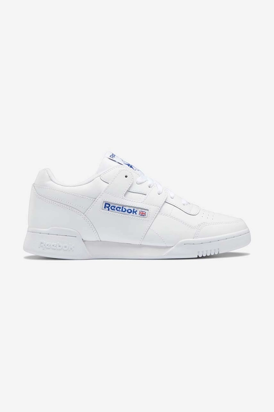 Кроссовки Reebok Classic Workout Plus имитация натуральной кожи белый HP5909