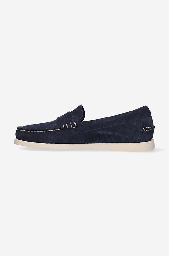 Încălțăminte Sebago mocasini din piele întoarsă 7111MSW bleumarin