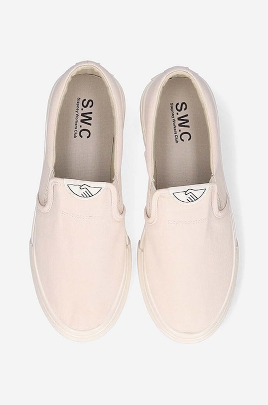 Stepney Workers Club tenisówki Lister Canvas beżowy YA03102