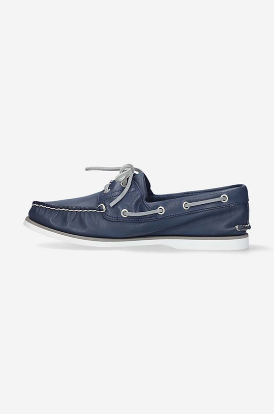 Shoes Timberland leather loafers Classic Boat 2 Eye A2GAZ blue