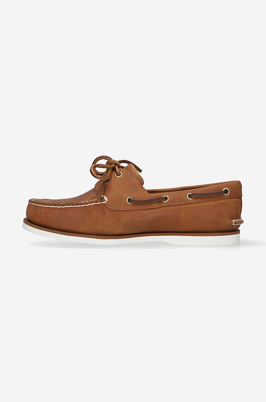 Shoes Timberland leather loafers Classic Boat 2 Eye A43V9 brown