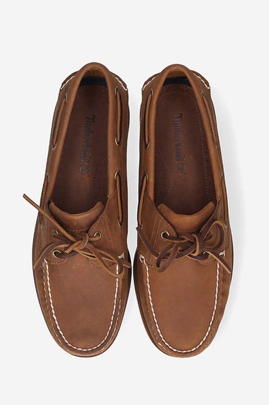 Timberland leather loafers Classic Boat 2 Eye brown A43V9