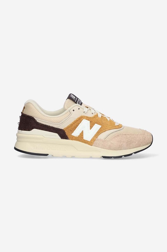 New Balance sneakers CM997HRT faux grain leather yellow CM997HRT