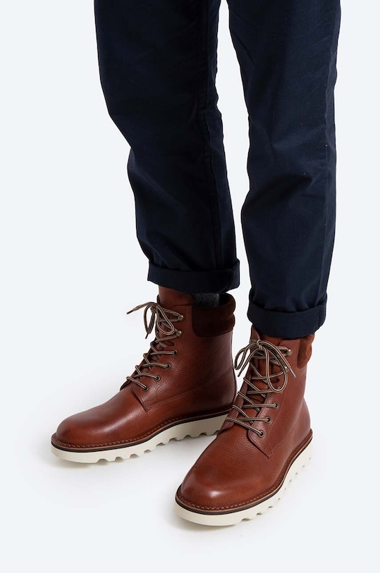 Boty Kožené boty Fracap EXPLORER Z519 BROWN EXPLORER.Z519 hnědá