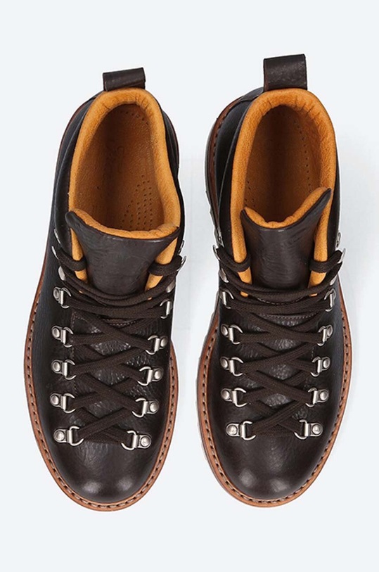 Fracap buty zamszowe MAGNIFICO czarny MAGNIFICO.M120.M