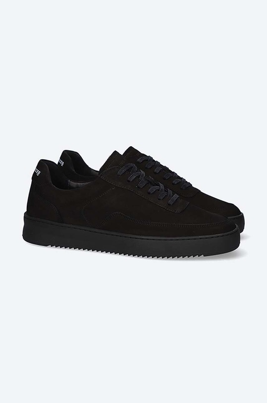 Filling Pieces sneakersy skórzane Mondo 2.0 Ripple Nubuck czarny 39922841847