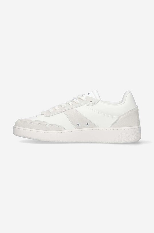 Obuwie A.P.C. sneakersy skórzane Plain PUAAW.M56112 biały