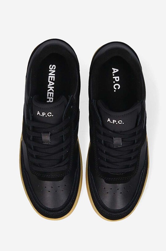 A.P.C. sneakers in pelle Plain nero PUAAW.M56112