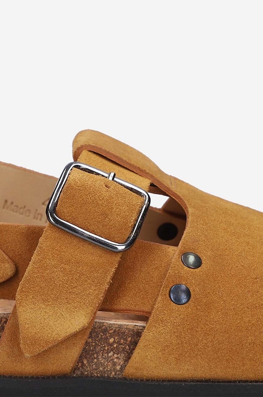 A.P.C. sandały zamszowe Sandales Noe PXBAH.H51057