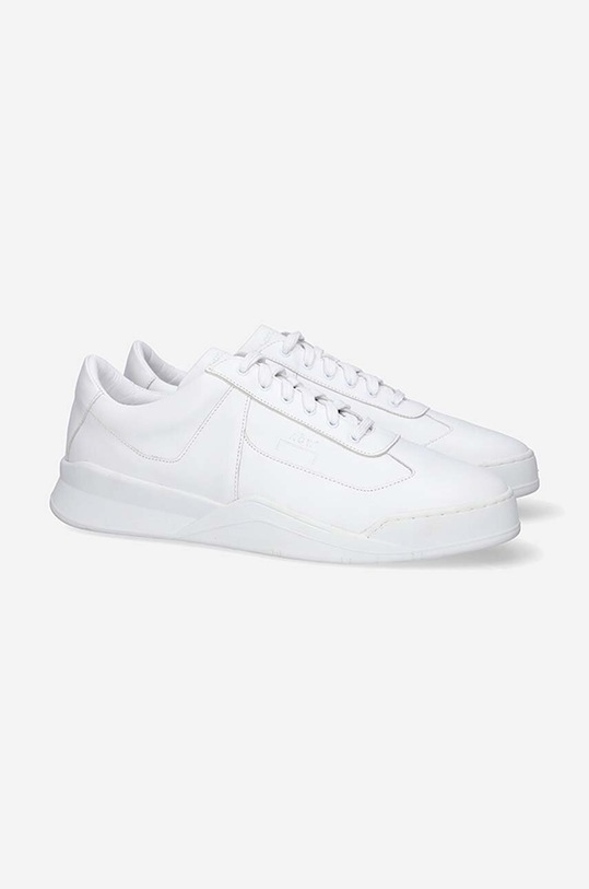 A-COLD-WALL* leather sneakers Shard Lo ACWUF001B white