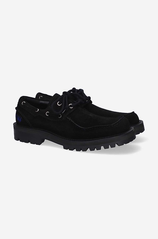 Ader Error suede loafers Boat Shoes BLAFWS101BK black