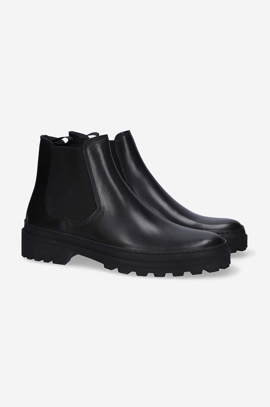 A.P.C. sztyblety skórzane Cali PXBAA.H54194 czarny