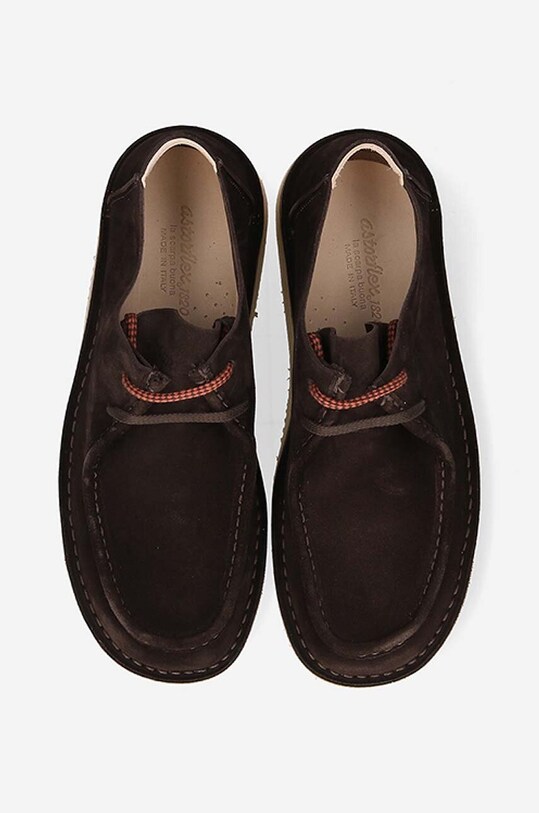 Astorflex pantofi de piele întoarsă BEENFLEX 724 maro BEENFLEX.724