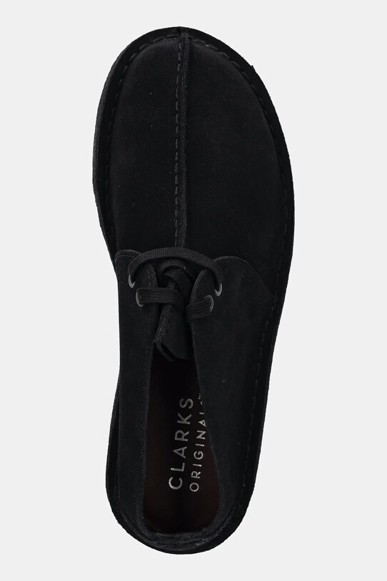 Замшеві туфлі Clarks Originals чорний 26155486