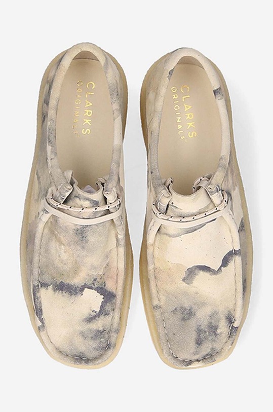 Clarks suede shoes Originals Wallabee beige 26166081