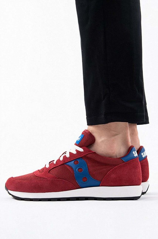 Saucony sneakers Jazz Originals Vintage faux grain leather red S70368.119