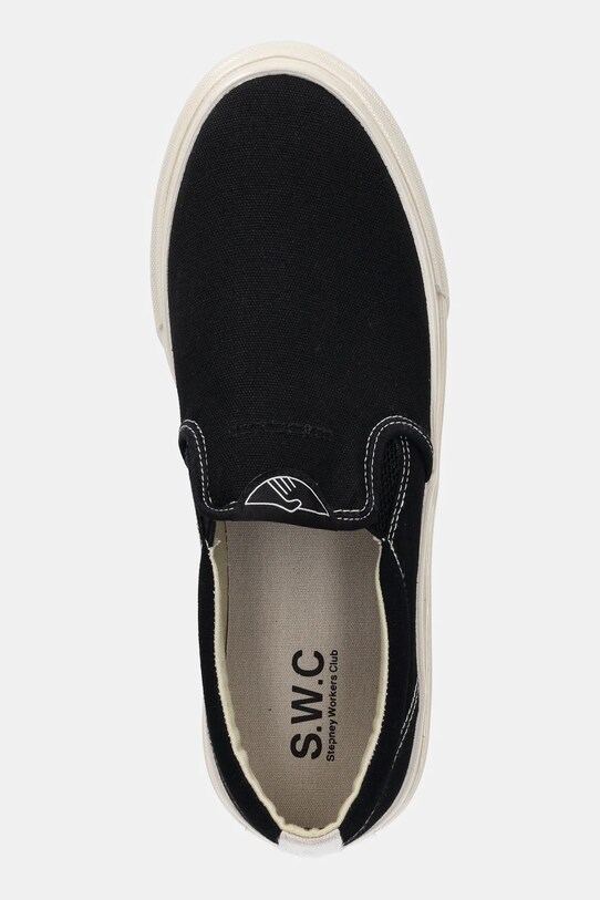 Stepney Workers Club plimsolls Varden Canvas black YA03012