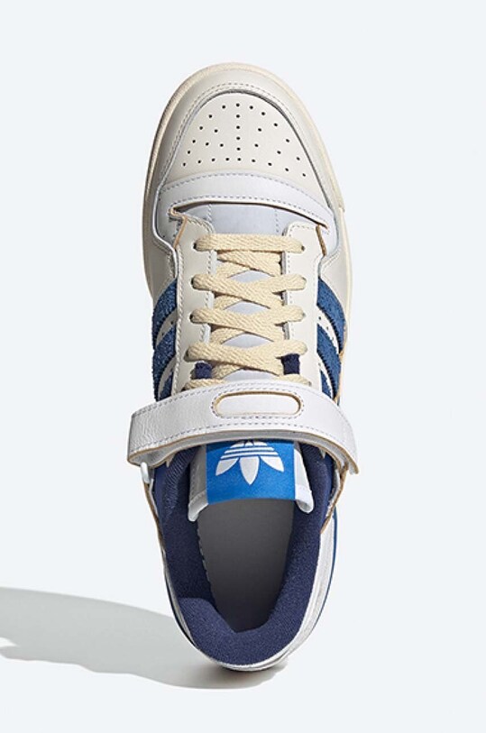 Shoes adidas Originals sneakers Forum 84 Low OG Blue Thread S23764 white