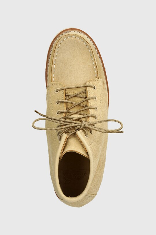 Cipele od brušene kože Red Wing 6-inch Moc Toe bež 3328