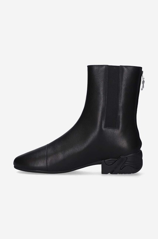 Kožené kotníkové boty Raf Simons Solaris Hight HR780010L černá AA00