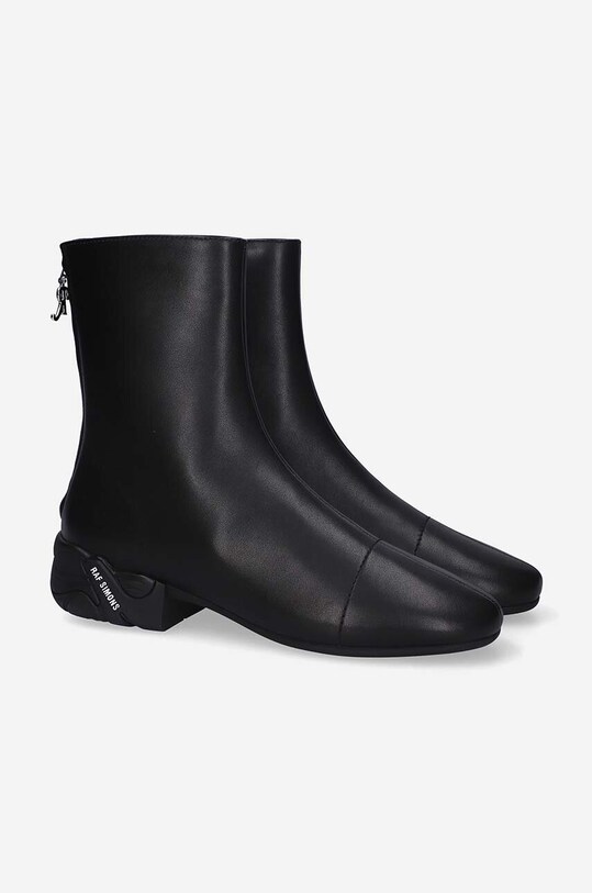 Kožené kotníkové boty Raf Simons Solaris Hight HR780010L