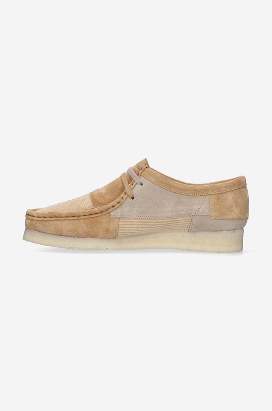 Semišové poltopánky Clarks Originals Wallabee 26172156 béžová AA00