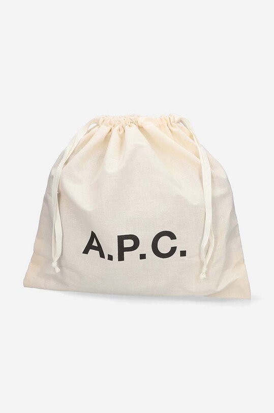 A.P.C. mocasini de piele PXBAA.H53274 negru