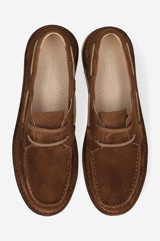 Astorflex suede loafers Mocassino Allacciato BOATFLEX.724 brown AA00