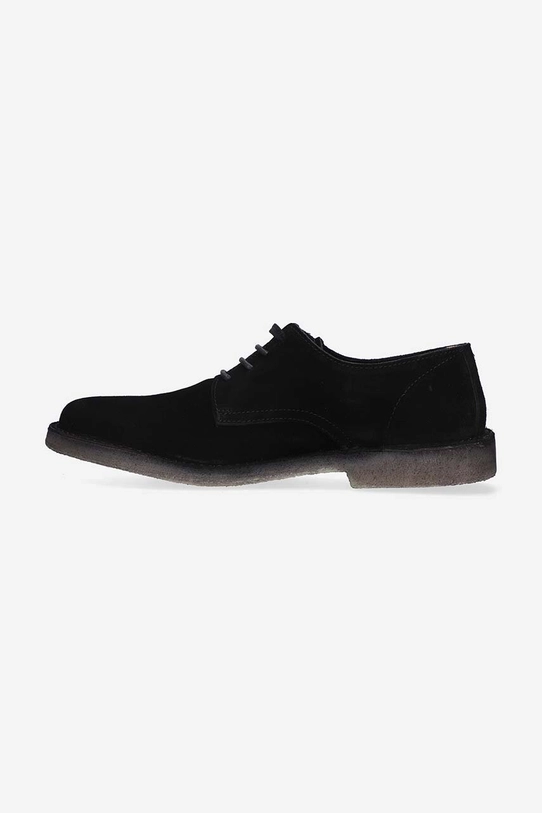 Astorflex pantofi de piele întoarsă Derby Uomo COASTFLEX.001 negru